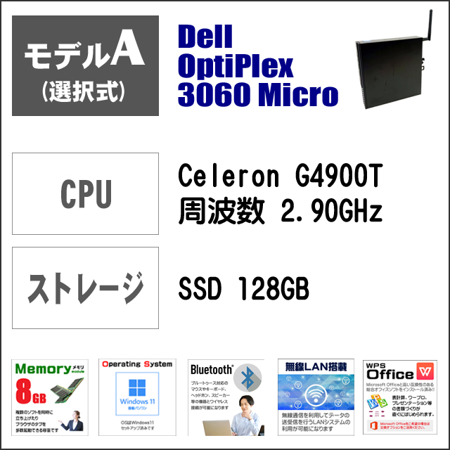 モデルA★Dell OptiPlex Microシリーズ
