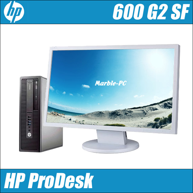 HP ProDesk 600 G2 SFF 22型液晶モニターセット　〔新品SSD256GB〕〔Core i3搭載〕〔WPSオフィス付き〕
