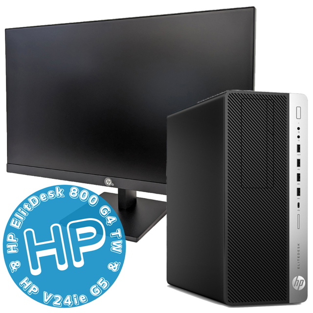 HP EliteDesk 800 G5 TW 通販 新品FHD液晶23.8型(HP V24ie G5 HP EliteDesk 800 G5 TW 通販 新品FHD液晶23.8型(HP V24ie G5