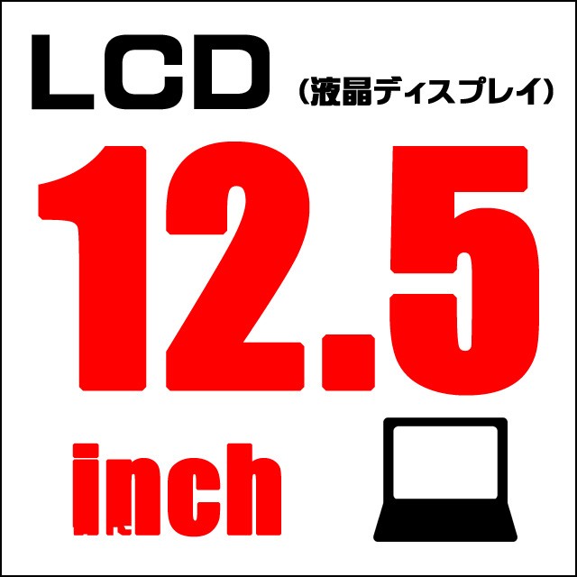 LCD★12.5インチ液晶ディスプレイ 解像度1366x768