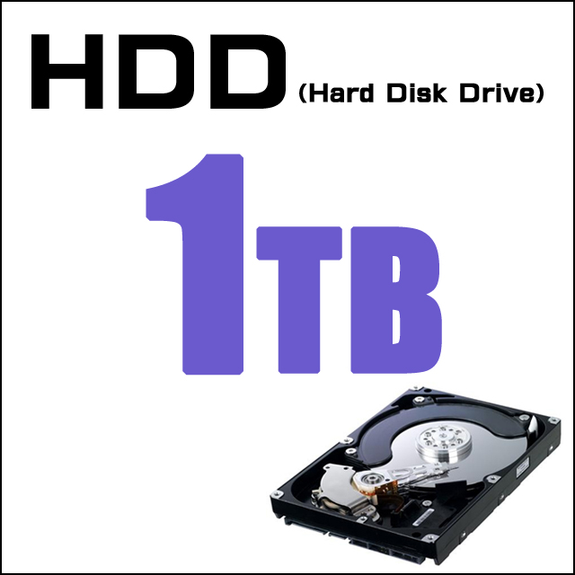ストレージ★1000GB（HDD）