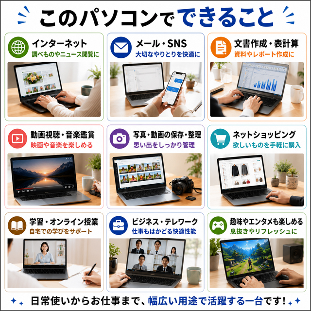 ★このPCでできること