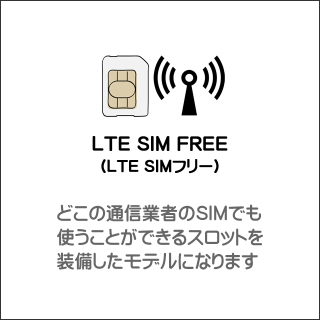 装備★LTE(SIMフリー)